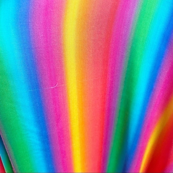 All Things Mochi Leilani Striped Short Sleeve Button Front Midi Dress Casual - Picture 7 of 11